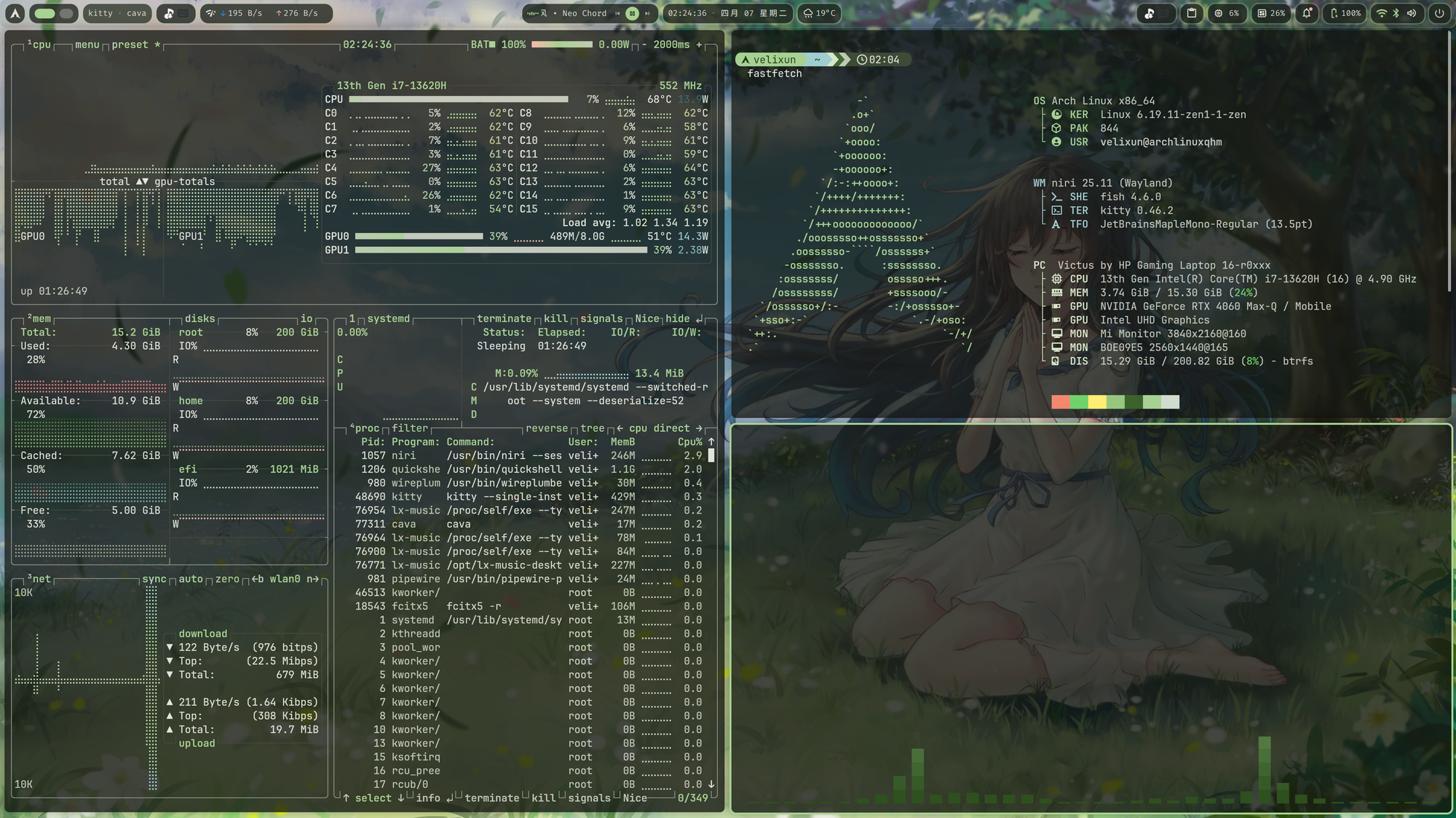 Arch Linux 安装以及体验